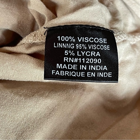 Vandana  Layered cream peach top size large GUC - Picture 5 of 10